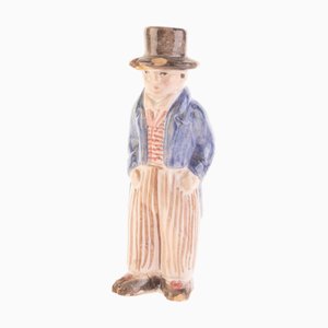 Figura Art Deco in ceramica di L. Hjorth, Danimarca
