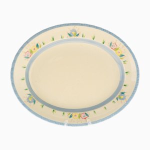 Porcelain and Ceramic Pottery Oval Tray from Staffordshire
