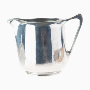 Art Deco Silver-Plated Coffee Cream Jug from Picquot, 1930s