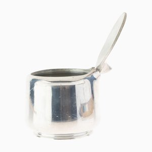 Art Deco Silver-Plated Sugar Jar from Picquot, 1930s