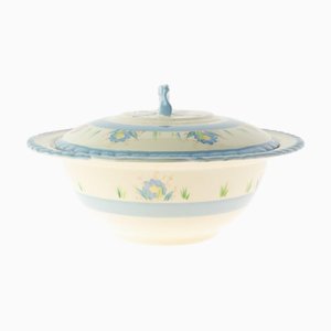Hand-Painted Ceramic Newhall Tureen from Staffordshire