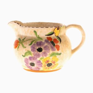 Brocca Mid-Century in terracotta dipinta a mano di Emma Bridgewater