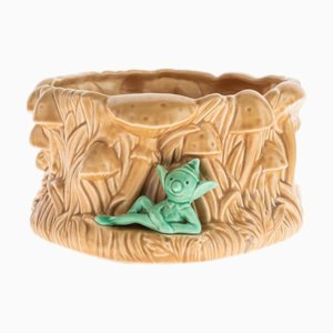 Mid-Century Polychrome Ceramic Planter with Elf from SylvaC