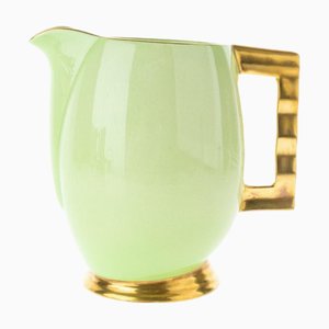 Brocca Art Déco in porcellana di giada di Carlton Ware