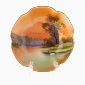 Scodella Art Déco in ceramica giapponese di Noritake