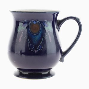 Tazza Art Nouveau in ceramica smaltata di Denby