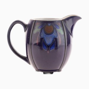 Art Nouveau Glazed Ceramic Creamer Jug from Denby