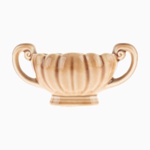 Mid-Century Glazed Ceramic Majolica Planter from Wade
