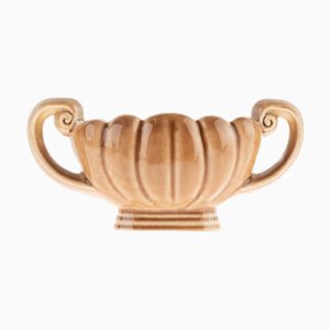 Mid Century Glazed Ceramic Majolica Planter from Wade