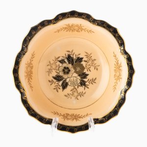 Japanese Art Deco Gilt Porcelain Bowl from Noritake