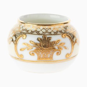 Art Deco Japanese Gilt Porcelain Ceramic Pot from Noritake