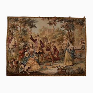 Large Tapestry Wall Hanging with Pastoral Scene from Aubusson