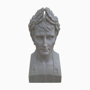 Italian Artist, Hand-Carved Bust of Napoleon Bonaparte, 1970, Marble