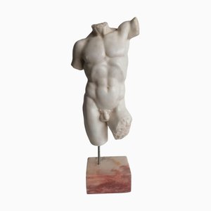 Italian Artist, Torso, 20th Century, Carrara Marble