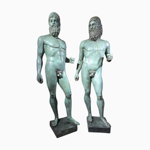 Life-Size Sculptures of the Riace Warriors, Set of 2