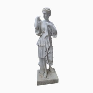 Italian Artist, Classical Sculpture of Diana, 20th Century, Marble