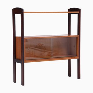 Vintage Teak Glass Dresser, 1960s