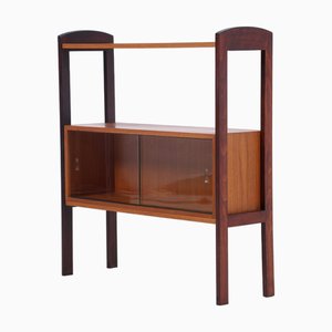 Vintage Teak and Glass Dresser, 1960s