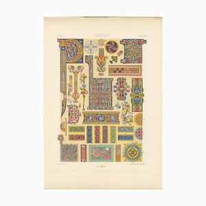 Celtic Illuminated Ornament Decorative Motifs from Early Manuscripts, 1869