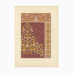 After Racinet, Renaissance Scrollwork Ornamental Design, Plate LXXIII, 1869, Print