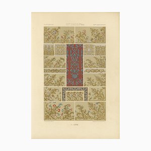 Dufour & Durin d'après Albert Racinet, LXXVIII de L'Ornement Polychrome, 1869, Papier