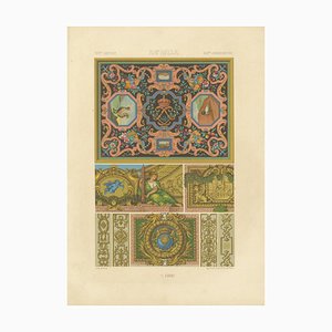 Decorative Ceiling and Panel Motifs, 1869, Paper