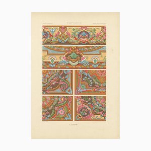 Rococo Ceiling and Panel Decoration, 1869, Paper