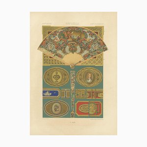 Decorative Fan and Ornament Designs, 1869, Paper