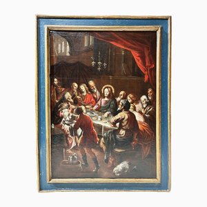 Bassano School Artist, Last Supper, 17th Century, Painting, Framed