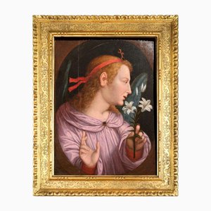 Announcing Angel, 1520s, Oil on Panel