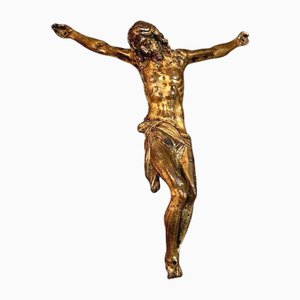 Circle of Pietro Tacca, Crucified Christ, 1600s, Gilded Bronze
