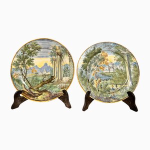 Saucers from Castelli Dabruzzo, Set of 2