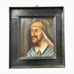 Grotesque Figure, Late 16th Century, Oil on Panel Painting