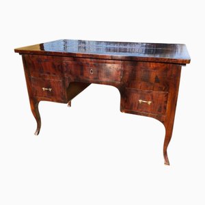 Bureau Louis XV en Contreplaqué de Noyer et de Palissandre
