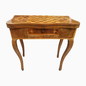 Louis XV Spieltisch aus Holz mit Intarsien