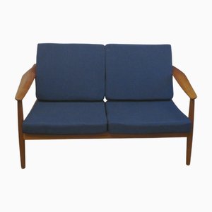 Canapé FD 164 Deux Places en Teck par Arne Vodder pour France and Son, 1960s