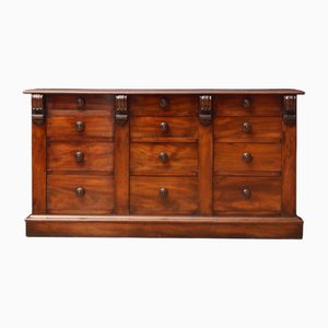 Commode Basse William IV en Acajou