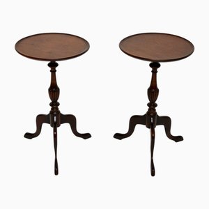 Tables à Vin Style Géorgien Vintage, 1930, Set de 2