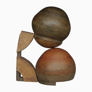 Large Unusual Sculpture, 1993, Composite Material & Waxed Fiber