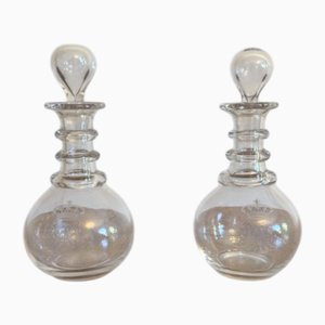 Carafes Édouardiennes Antiques, 1900, Set de 2