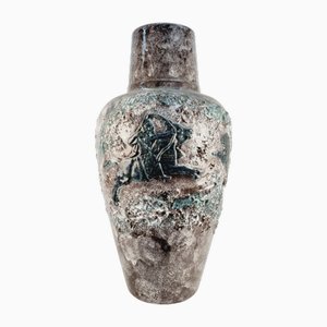 Grand Vase Vintage en Céramique, Allemagne, 1970s