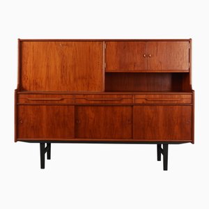 Vintage Danish Teak Highboard, 1960s