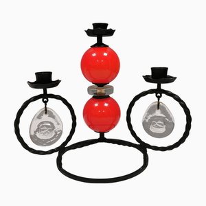 Wrought Iron Candleholder by Erik Höglund, 1960s
