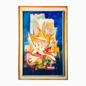 Bert De Clerck, Floral Symphony, 1964, Peinture à l'Huile