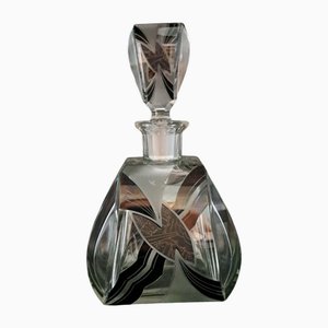 Carafe Art Déco en Cristal par Karl Palda, 1930s