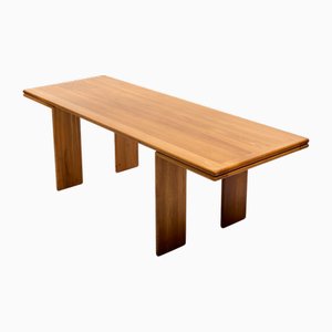Large Wooden Dining Table by Mario Marenco, 1980s