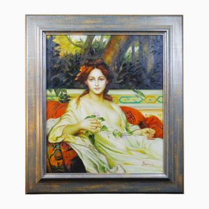 Darmont d'après Cabanel, Albaydé, Huile sur Toile, Encadrée