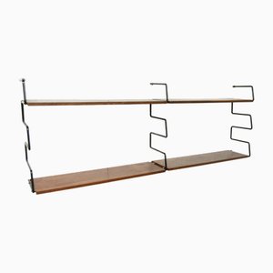 Étagère Zigzag String en Teck, 1950