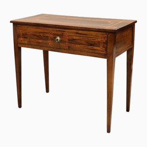 Antique Italian Louis XVI Console Table in Walnut, 1700s