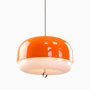 Lampe à Suspension Medusa Orange de Guzzini, 1970s